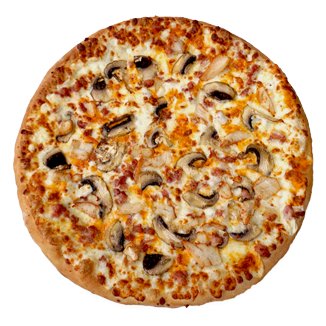 CHICKEN BACON ALFREDO PIZZA LARG 14